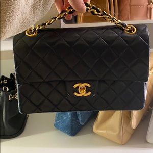 Vintage Navy Chanel Flap